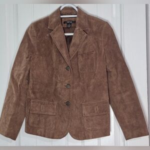 Womens Style & Co  Suade Blazer Size Medium